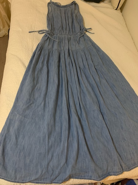 GAP Dresses & Skirts - GAP Light Blue Chambray Maxi Dress